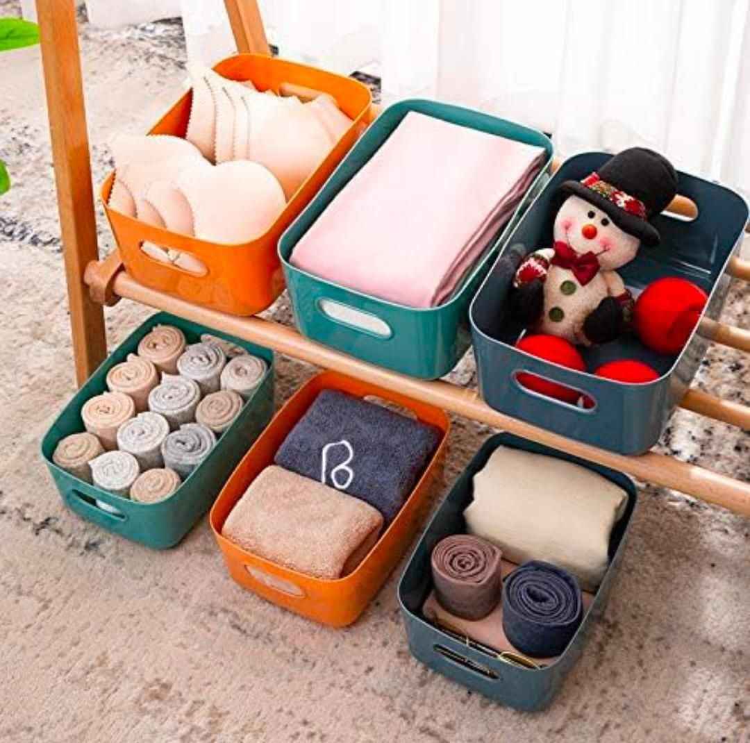Buy 2 get 1 FREE - 3-Piece Plastic Storage Basket