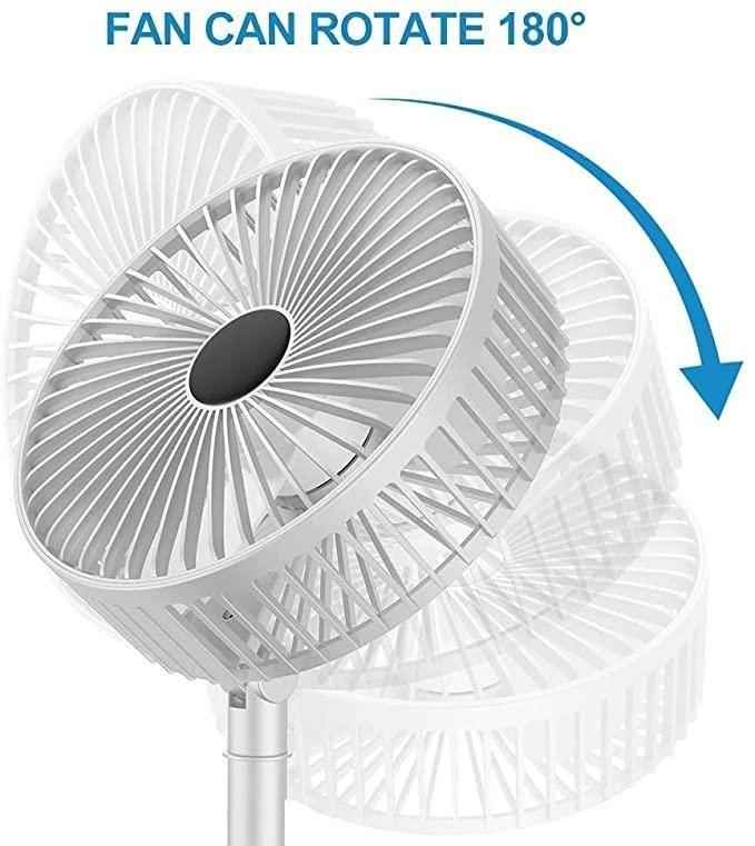 Mini Rechargeable AC/DC Wall & Table Fan