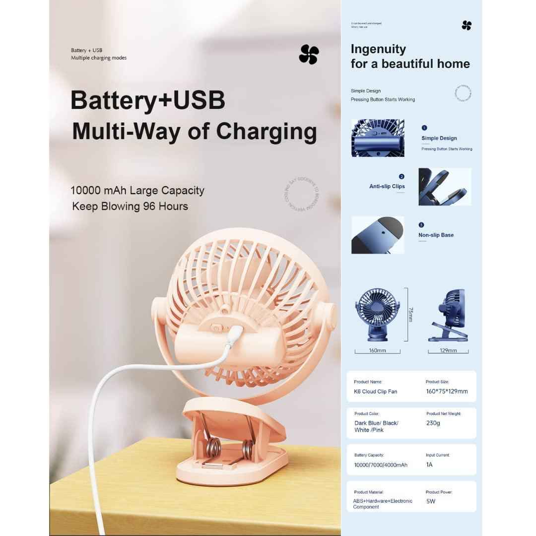 AirFlex USB Desktop Fan