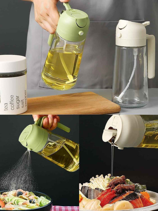 500ml Dual-Mode Oil Sprayer Dispenser