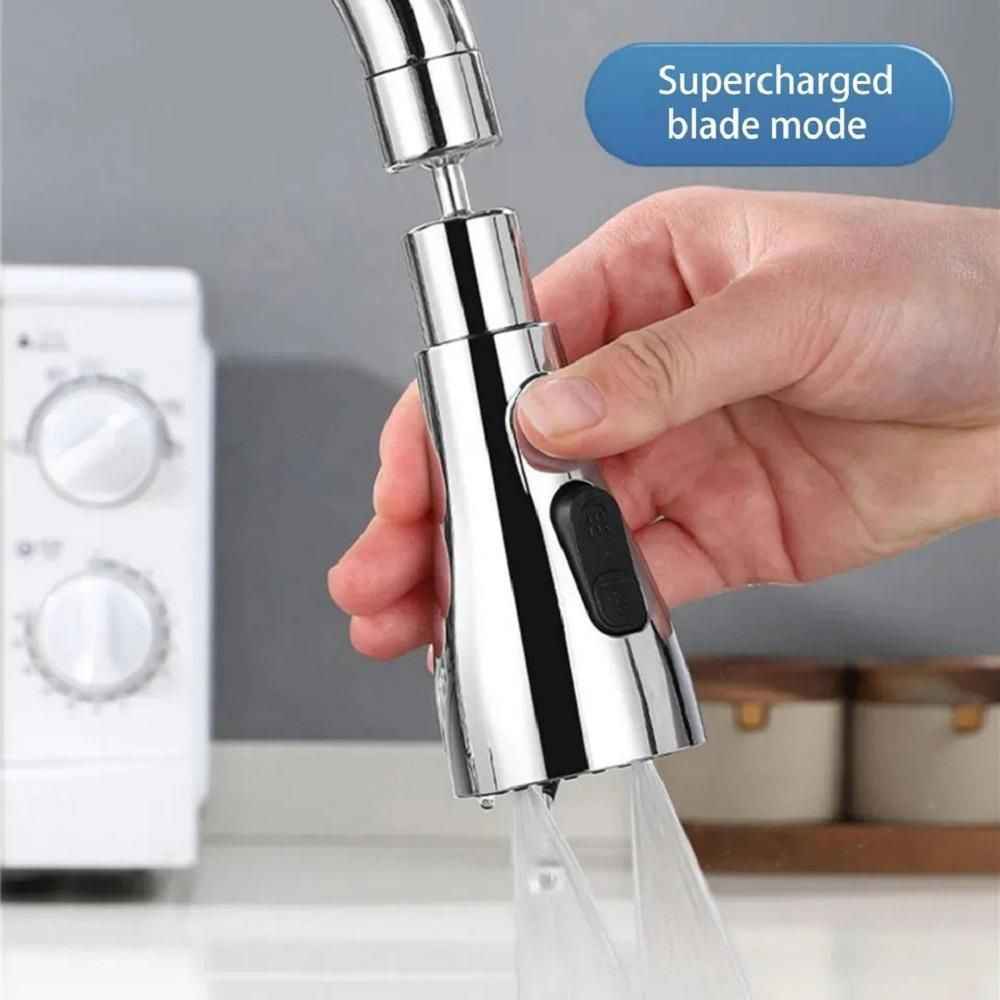3-Mode Stainless Steel Kitchen Faucet