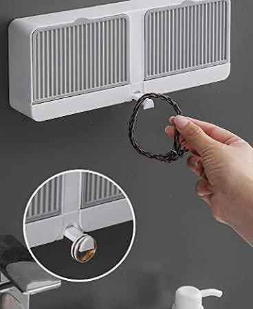 Wall-Mount Double Soap Holder with Lid