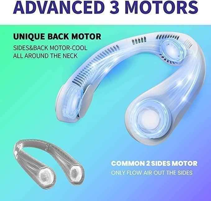 Bladeless Neck Fan – Hands-Free Cooling