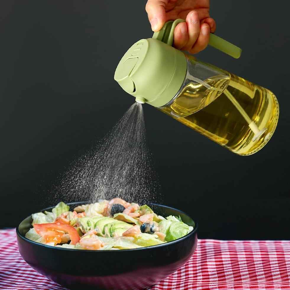 500ml Dual-Mode Oil Sprayer Dispenser
