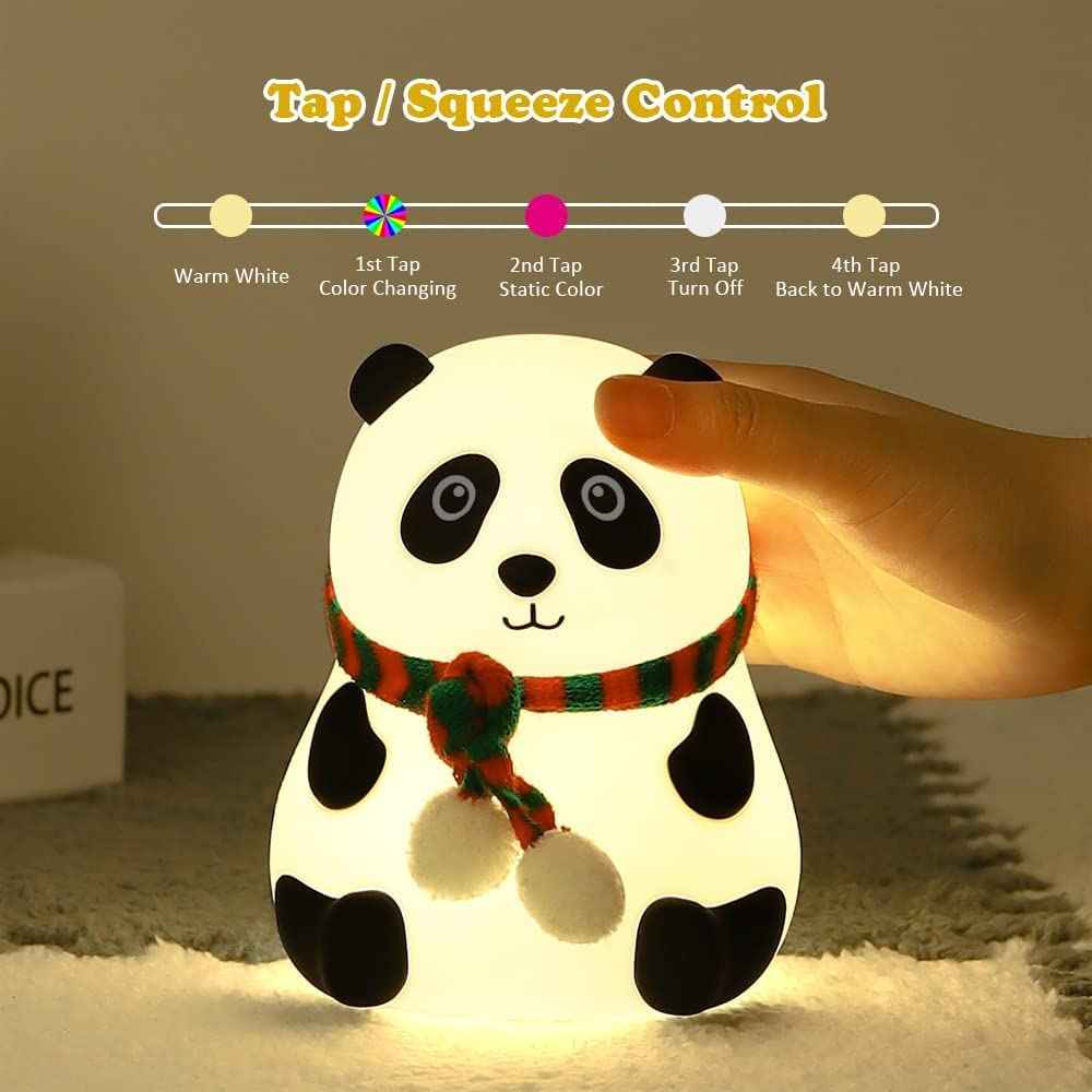 Cute Panda Touch Lamp