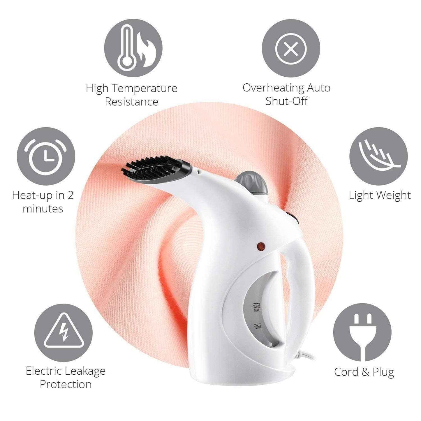 4-in-1 Garment & Facial Steamer