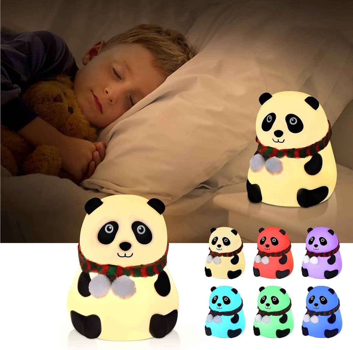 Cute Panda Touch Lamp