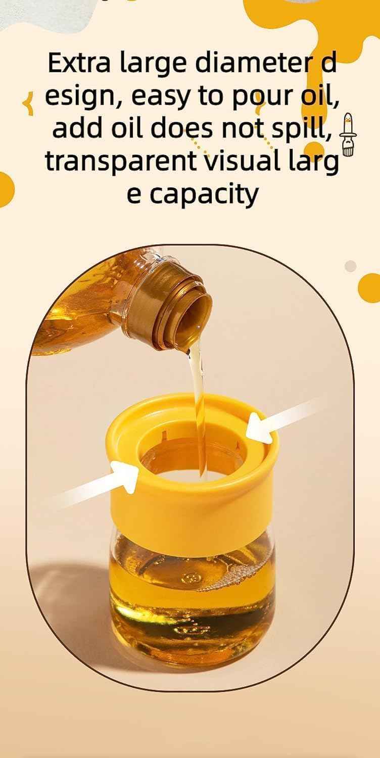 BUY 1 GET 1 FREE - 200ml Oil Dispenser Bottle with Silicone Brush