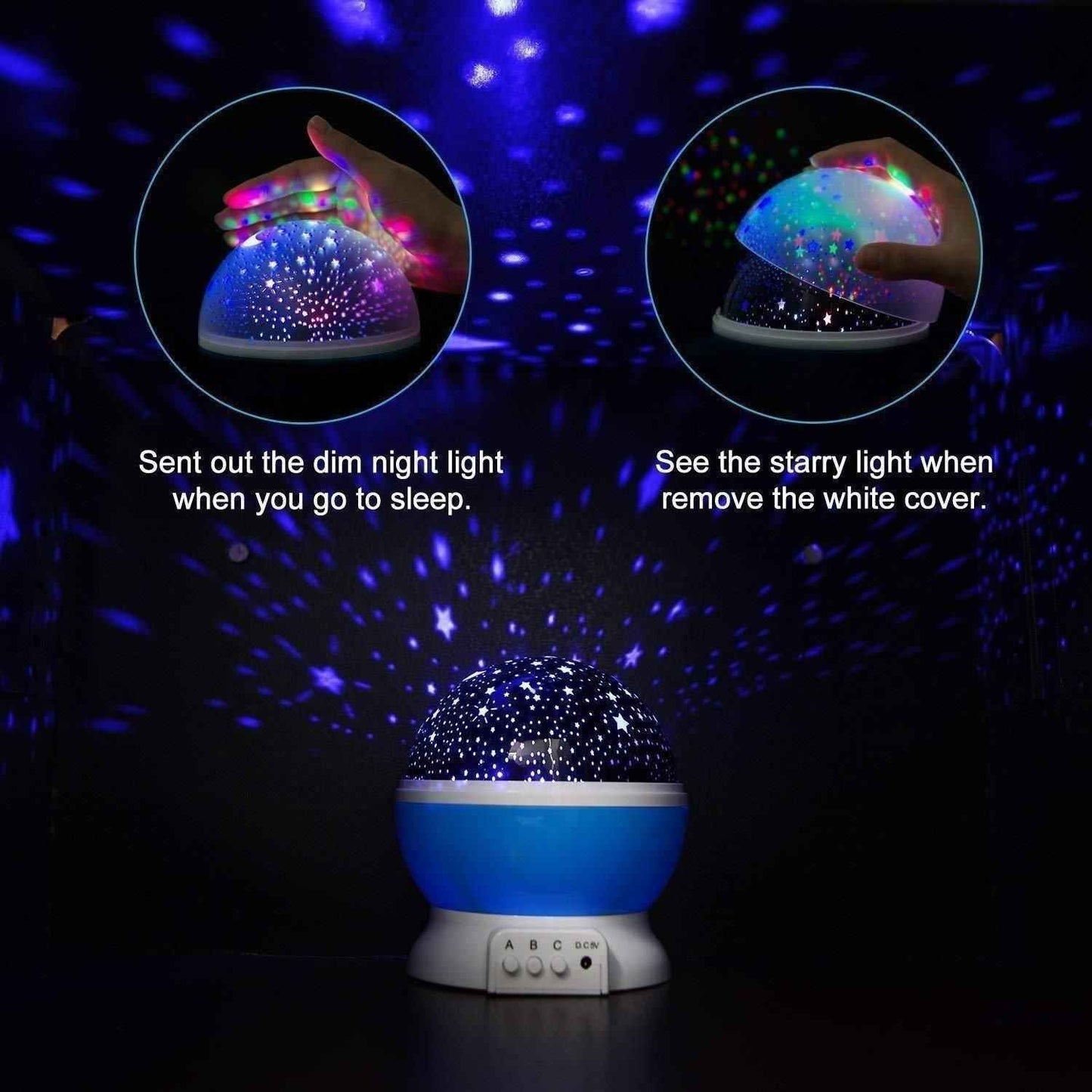 Star Master 360° Night Light Projector