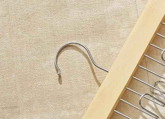 BUY 1 GET 1 FREE - Multifunctional Wooden Hanger with Metal Hooks