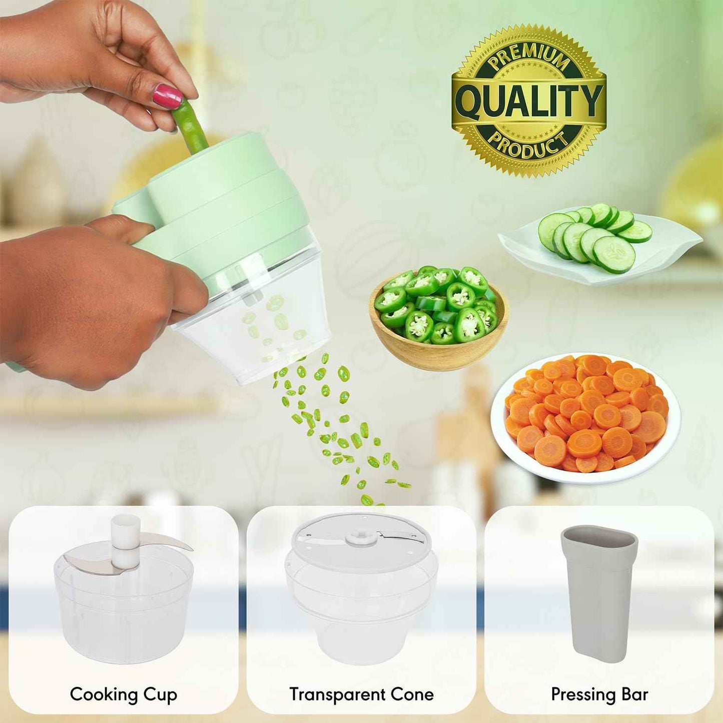 Electric One-Touch Chopper