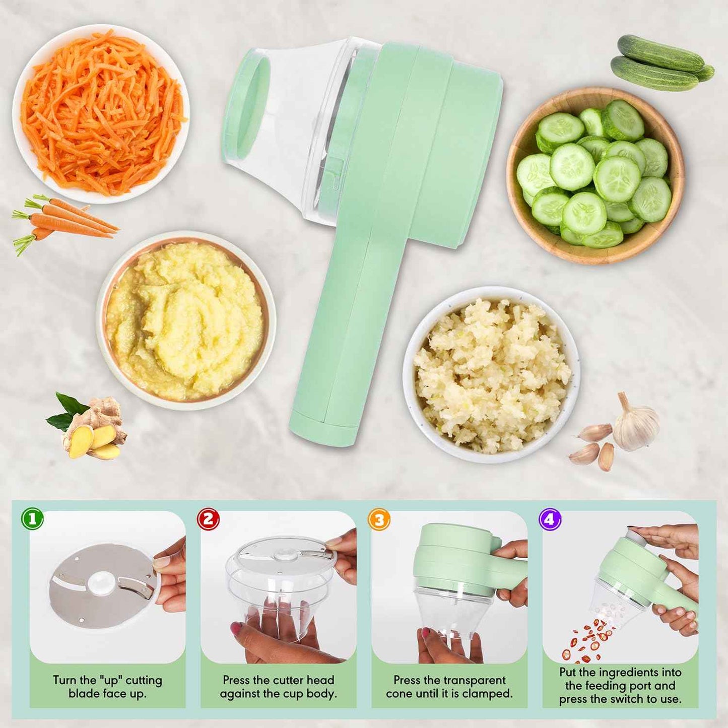 Electric One-Touch Chopper