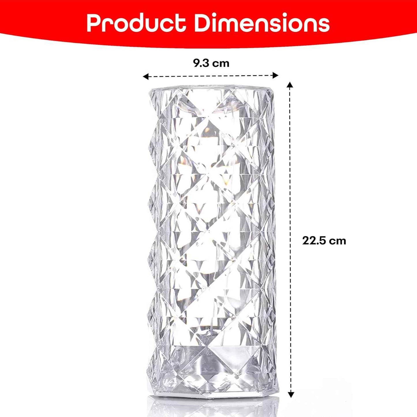 Crystal Diamond LED Lamp
