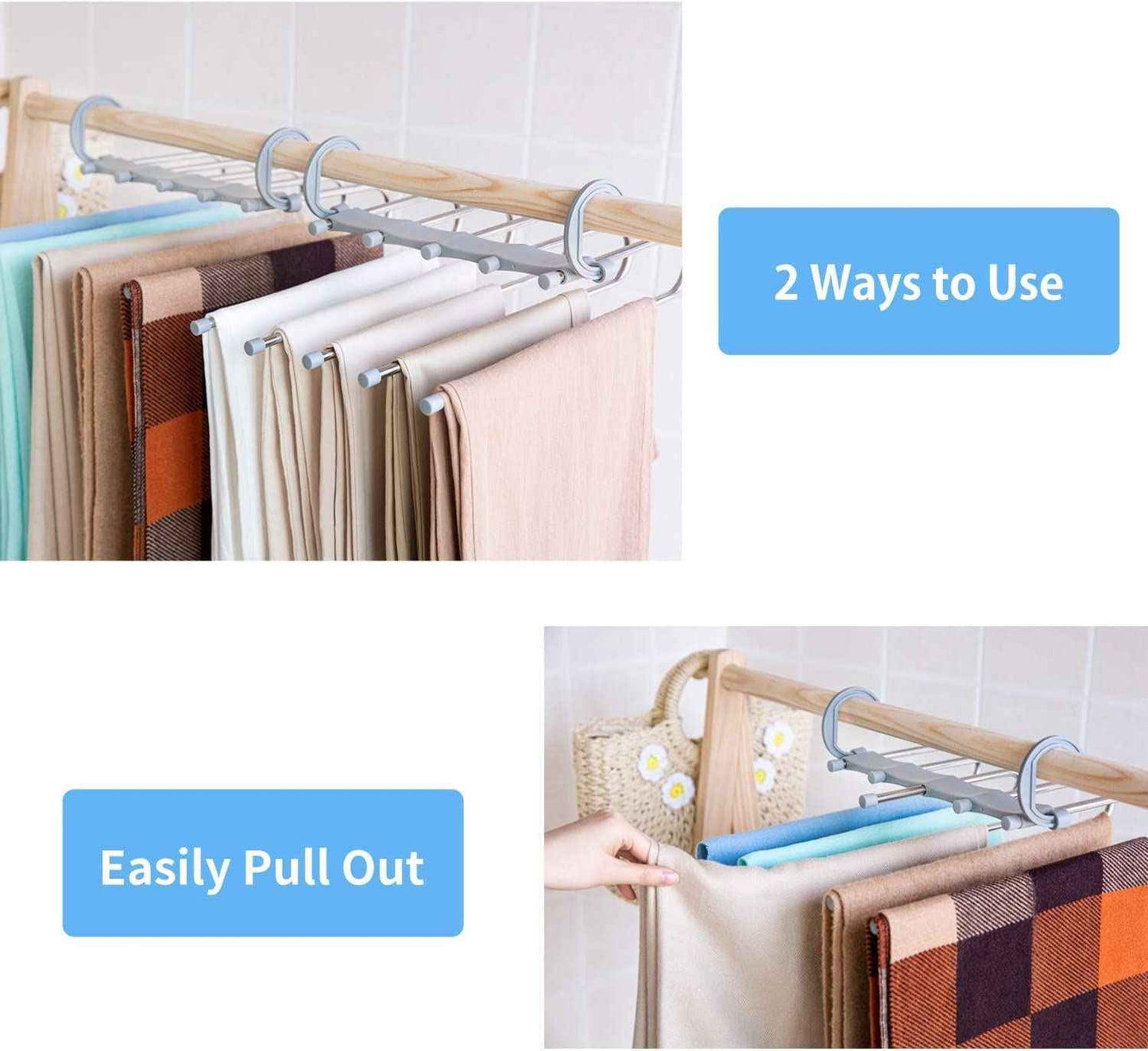 BUY 1 GET 1 FREE - Multipurpose 5-in-1 Hanger