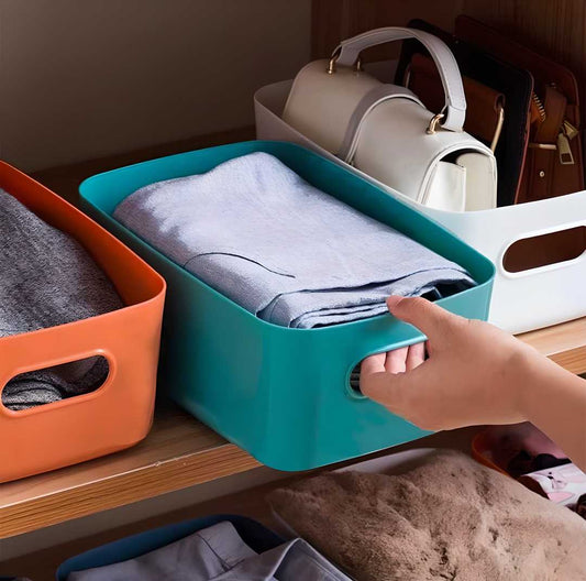 Buy 2 get 1 FREE - 3-Piece Plastic Storage Basket - GO2KART