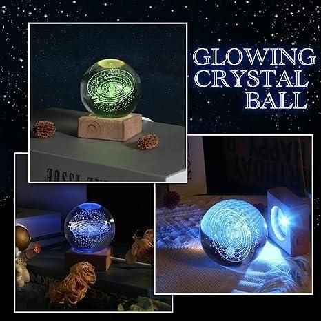 3D Crystal Lamp Ball – Illuminated Décor