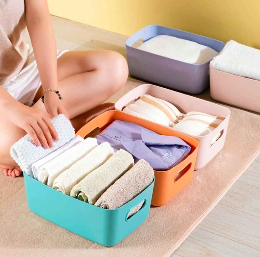 Buy 2 get 1 FREE - 3-Piece Plastic Storage Basket