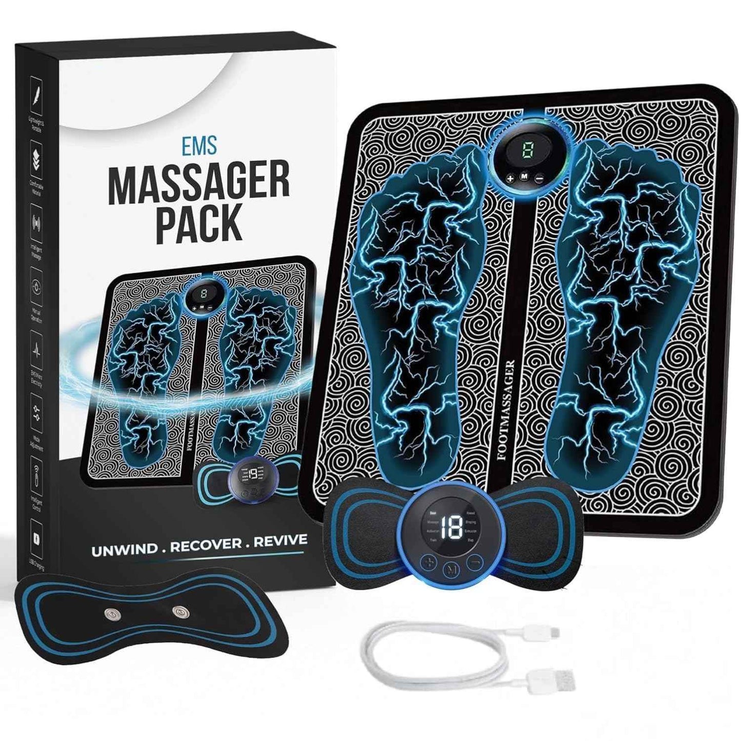 Pulse Relief EMS Foot Massager