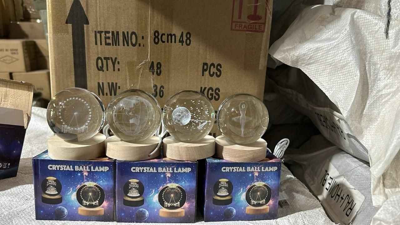 3D Crystal Lamp Ball – Illuminated Décor