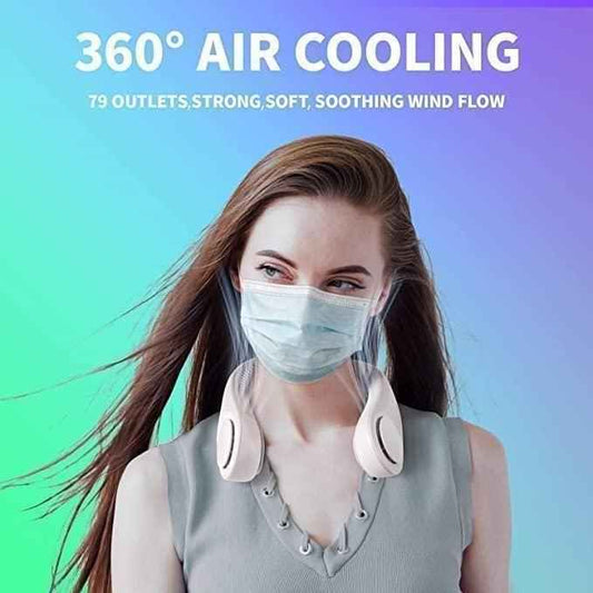Bladeless Neck Fan – Hands-Free Cooling