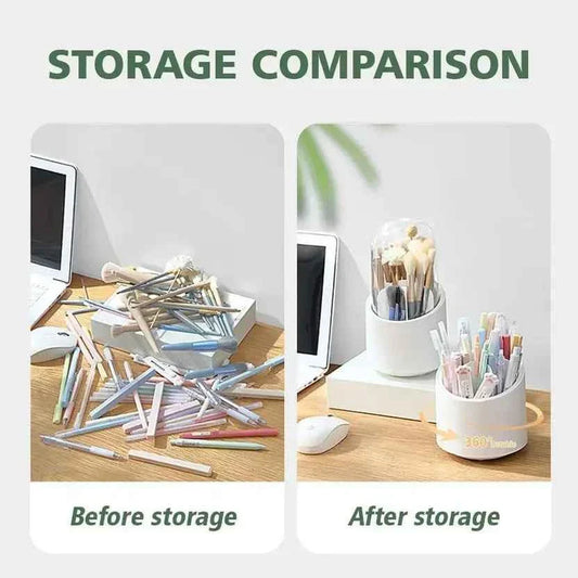 360° Makeup Brush Organizer