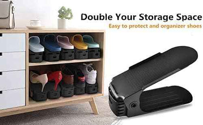 Space Saver Double Deck Shoe Rack