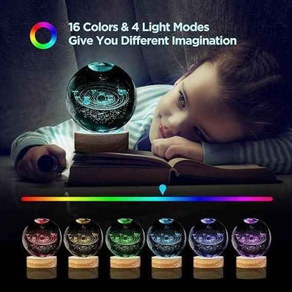 3D Crystal Lamp Ball – Illuminated Décor