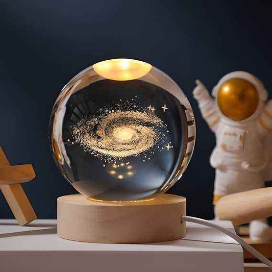3D Crystal Lamp Ball – Illuminated Décor