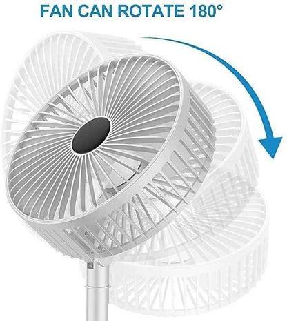Mini Rechargeable AC/DC Wall & Table Fan