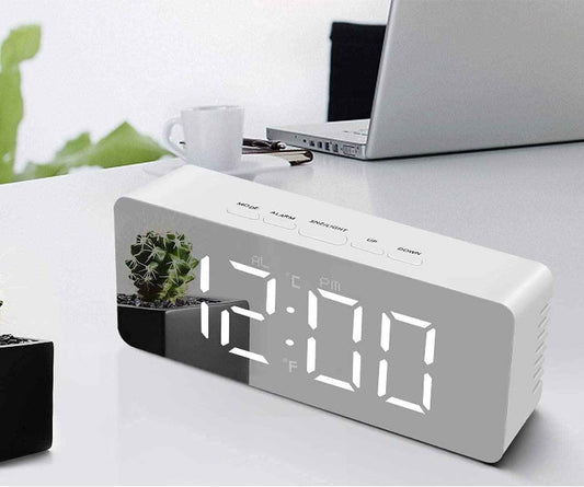 LED Mirror Alarm Clock