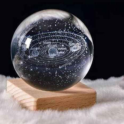 3D Crystal Lamp Ball – Illuminated Décor