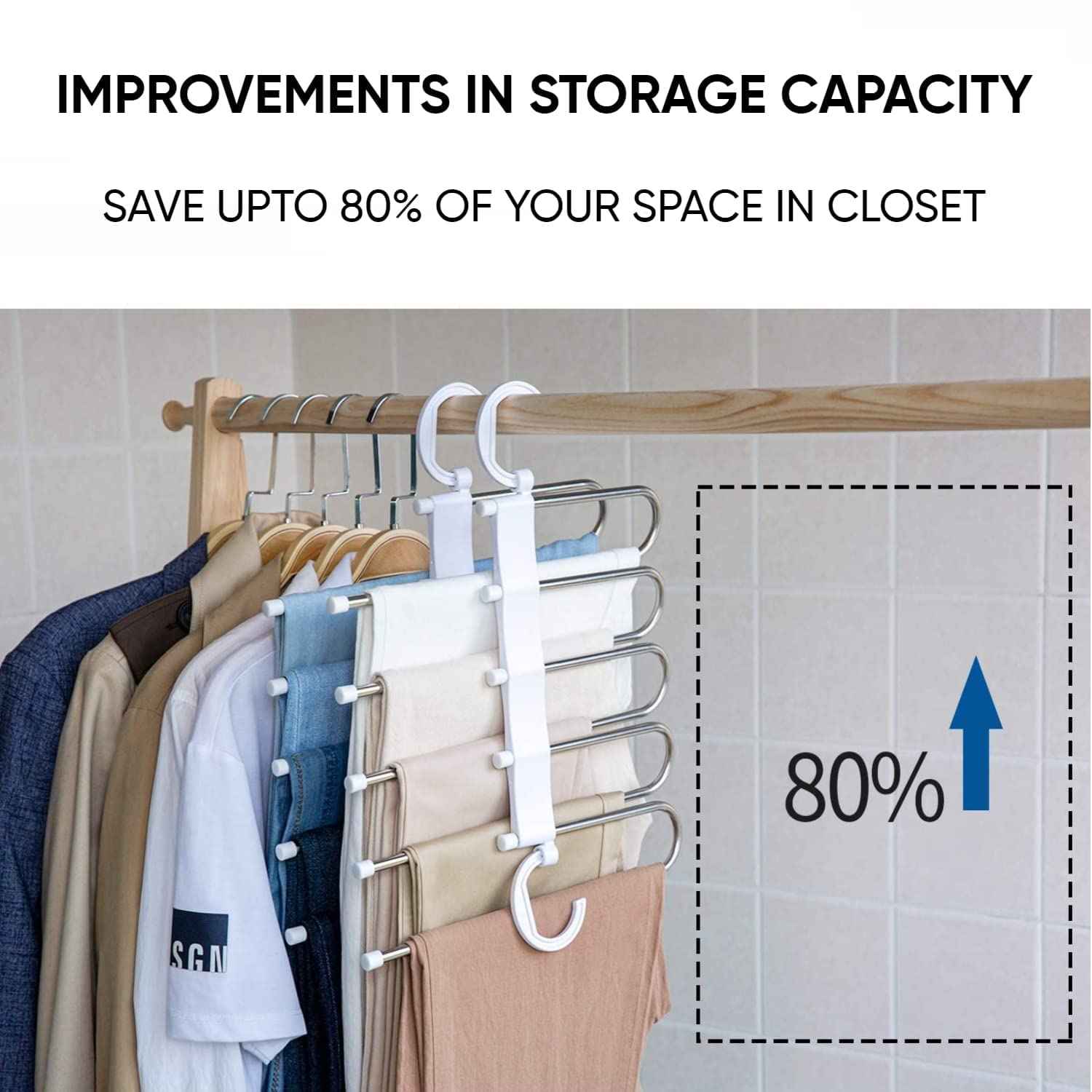 BUY 1 GET 1 FREE - Multipurpose 5-in-1 Hanger