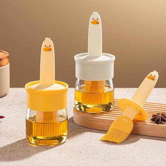 BUY 1 GET 1 FREE - 200ml Oil Dispenser Bottle with Silicone Brush