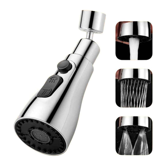 3-Mode Stainless Steel Kitchen Faucet