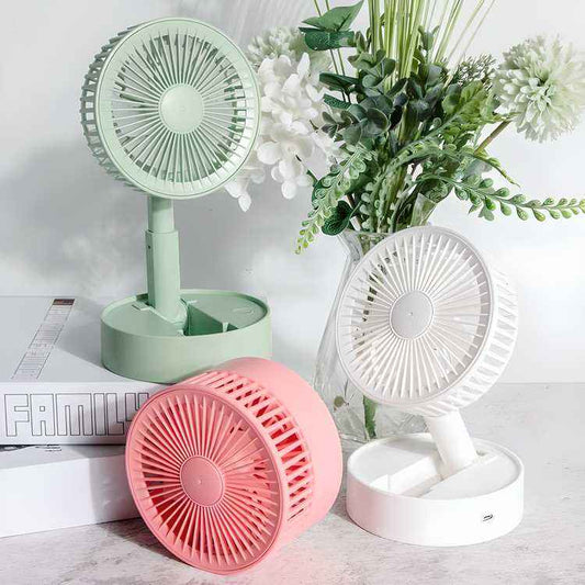 Mini Rechargeable AC/DC Wall & Table Fan